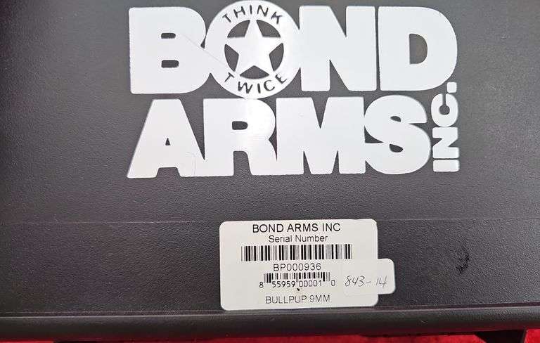 Bond Bullpup  No. 9   9mm  Pistol
