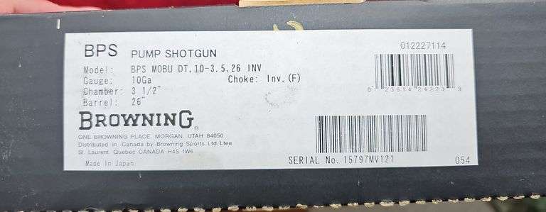 Browning   BPS   10 ga.   Shotgun