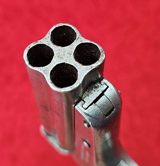 Antique 32 cal. Sharps 4 bbl. Derringer Pistol