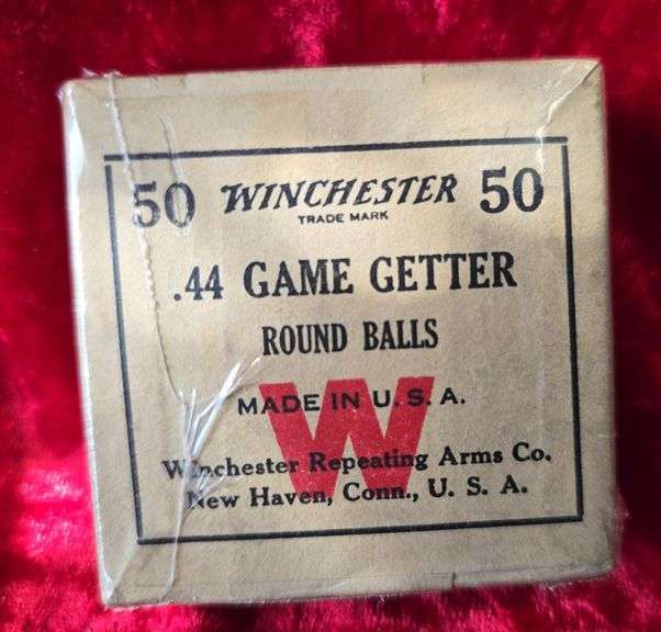 Box of Winchester 44 Game Getter Round Balls