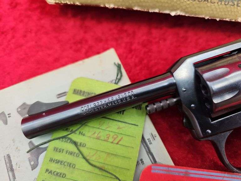 H&R  "Camper" Model 922  22 cal.   Revolver