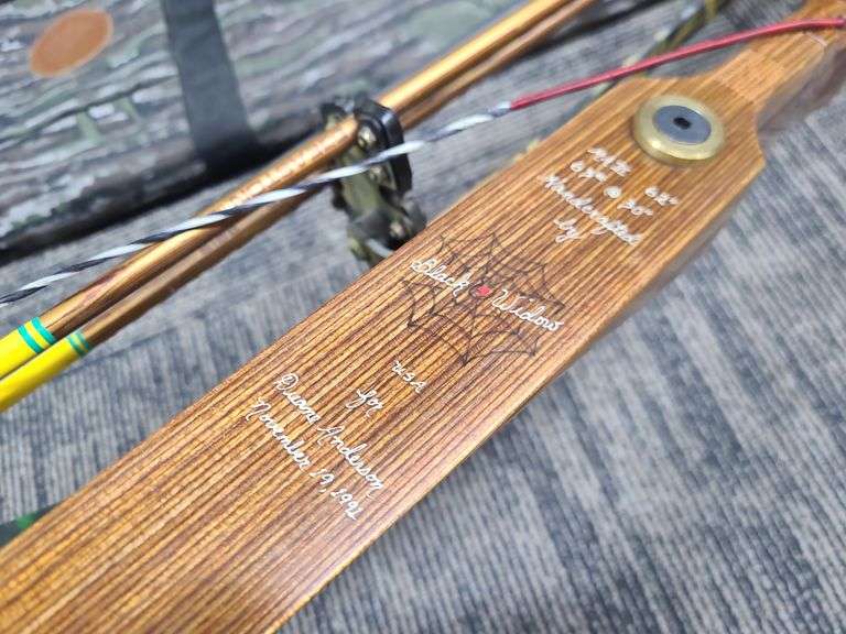 Custom Black Widow Recurve Bow