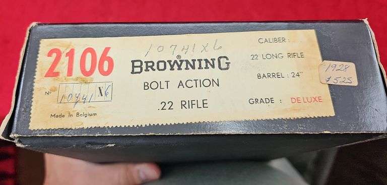 NIB Belgium Browning  Deluxe Grade T-Bolt   22 cal.   Rifle