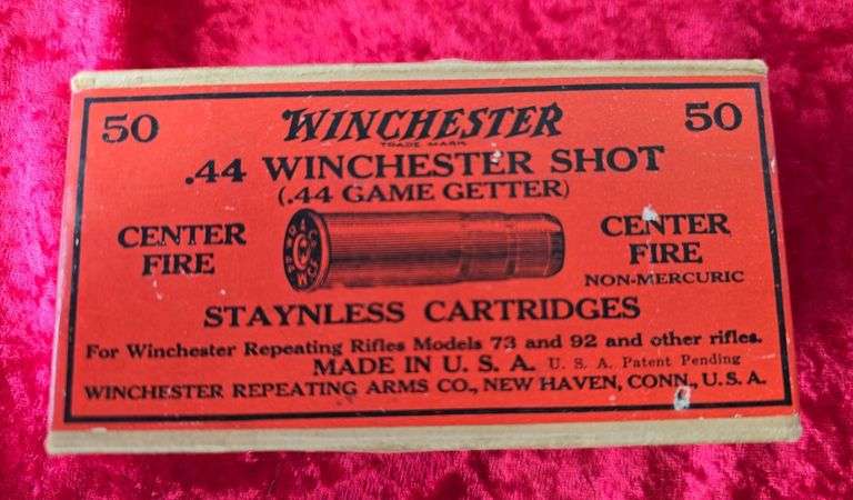 Full unopened box Winchester 44 Game Getter Ammo