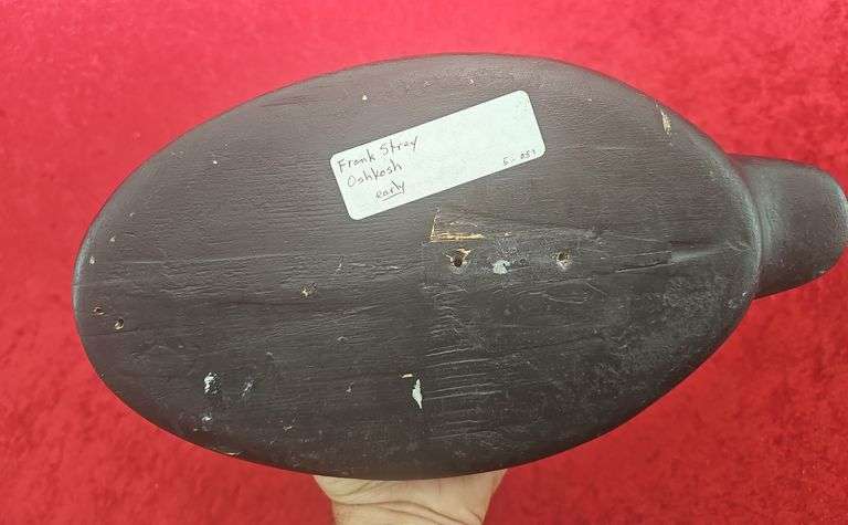 Early Fred Strey Oshkosh,  Coot Decoy