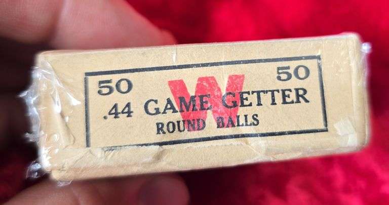 Box of Winchester 44 Game Getter Round Balls