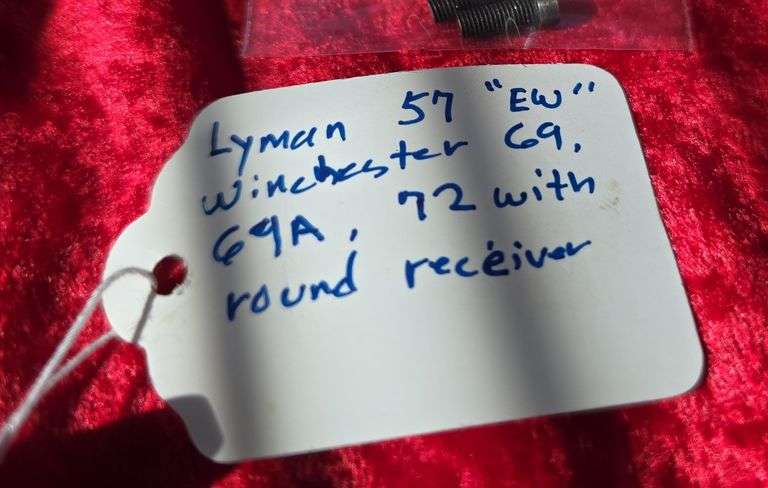 Lymnan #57(EW) Winchester 69, 69A, 72 Receiver Sight