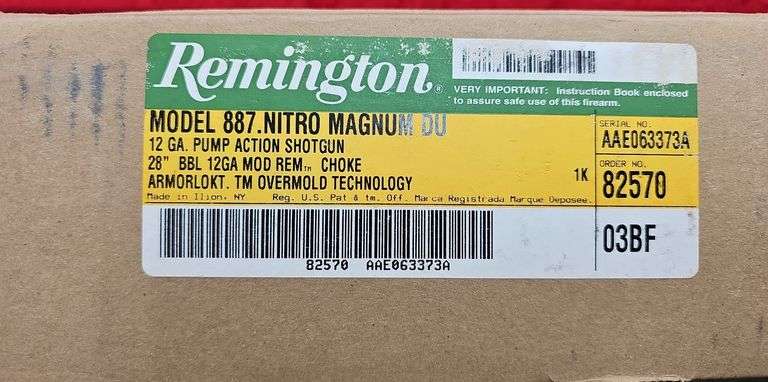 Remington   DU 1887 Nitro Magnum   12 ga.   Shotgun