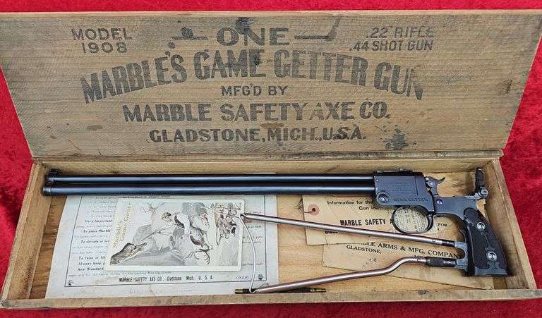 Rare Marbles  Model 1908 Game Getter   22/44  Rifle