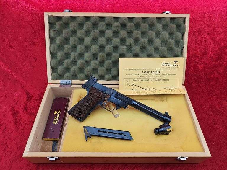 High Standard  Model 106 Military Supermatic Citation  22 cal.  Target Pistol
