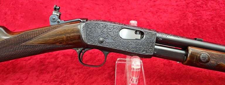 Remington  12 Deluxe F Grade Premier   22 cal.  Rifle