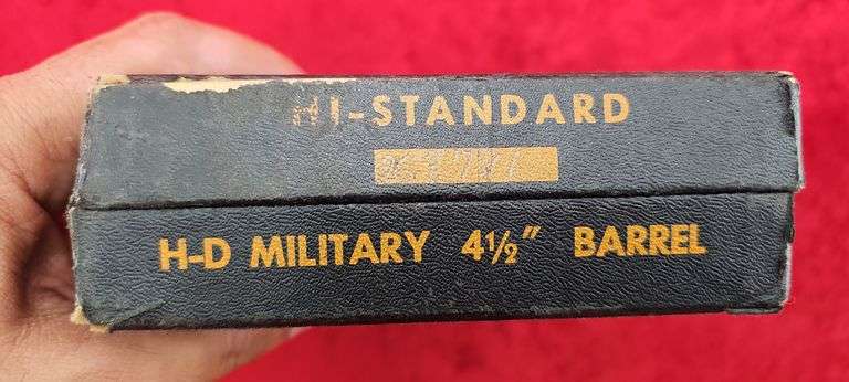 High Standard   Model H-D   22 cal.   Military Pistol w/box