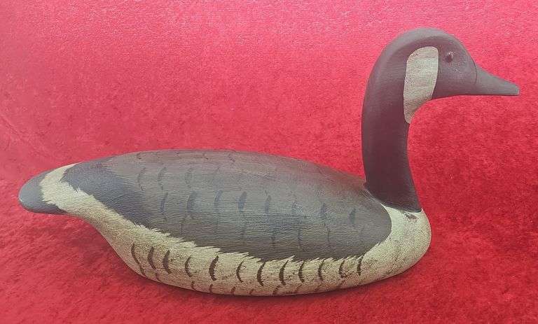 Carved Wooden Goose Decoy