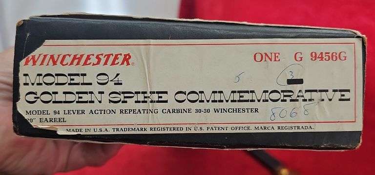 Winchester  Model 94 Golden Spike Comm.   30-30  Carbine