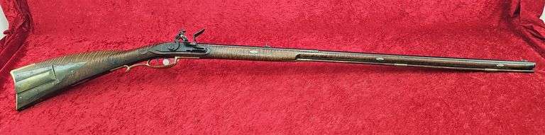 Contemporary 38 cal. Flintlock Long Rifle