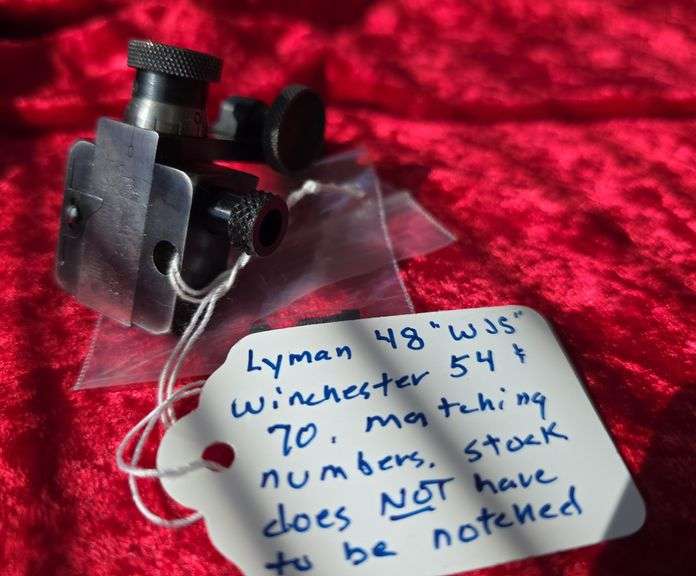 Lyman #48(WJS) Winchester 57/70 Receiver Sight