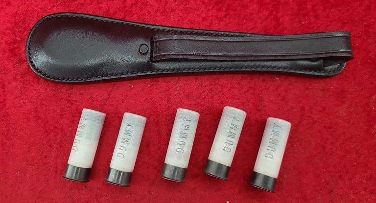 lot of 5 Dummy 12 ga. Rounds & a Black Jack
