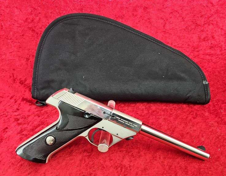 High Standard  Nickel Finished Sport King  22 cal.   Pistol