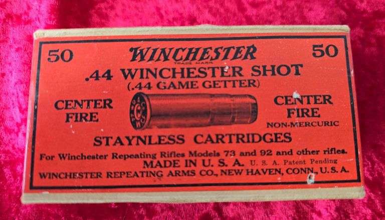 Full unopened box Winchester 44 Game Getter Ammo