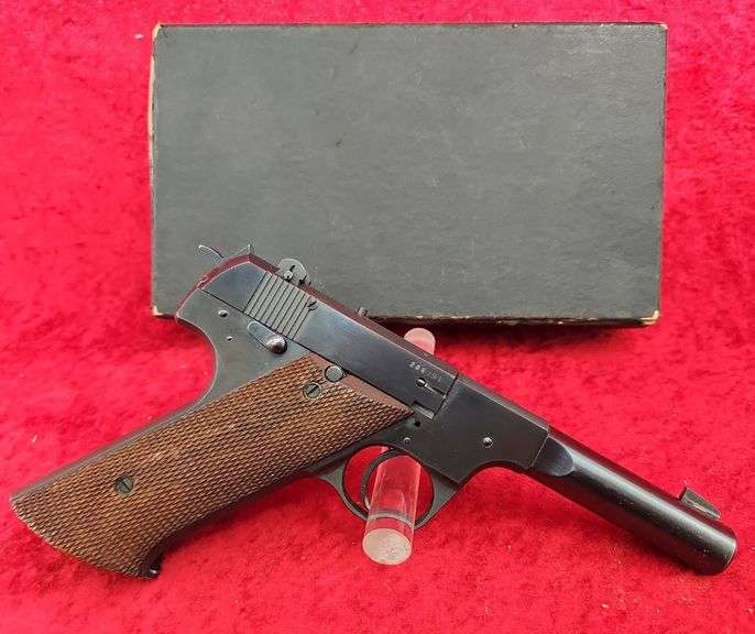 High Standard   Model H-D   22 cal.   Military Pistol w/box