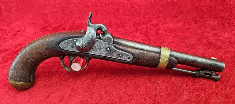 US Model 1842 H. Aston Percussion Pistol