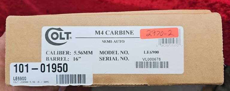 Colt   Light Carbine   5.56 cal.   Semi Auto