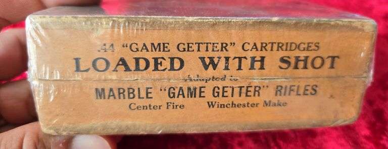 Box of Winchester 44 Game Getter Shot Cartridges