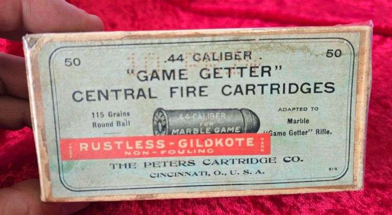 Box of Peters 44 Game Getter Cartridges