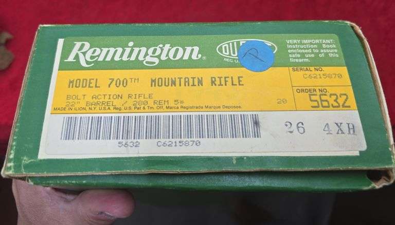 Remington   Model 700 Mountain  280 REM  Rifle