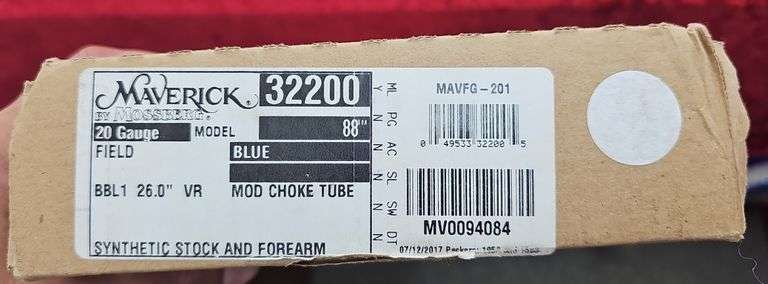 NIB Mossberg  Maverick 88  20 ga.   Shotgun