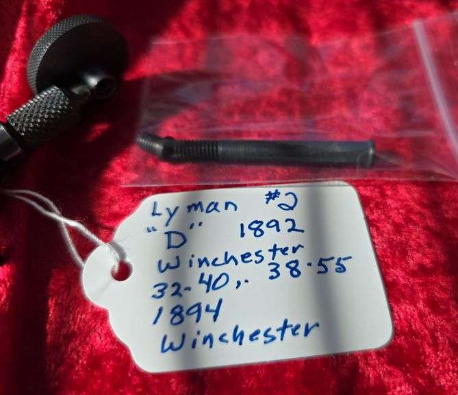 Lyman #2(D) 1892-1894 Winchester Tang Sight