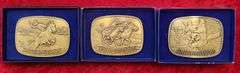 Collection of 3 Smith & Wesson Belt Buckles
