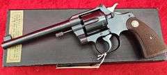 Colt   Officer's Model   22 cal.   Revolver w/original box