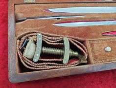 Set of early Doctors Field Tools