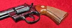 Colt  Engraved Python  357 Magnum   Revolver