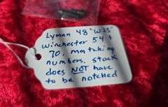 Lyman #48(WJS) Winchester 57/70 Receiver Sight
