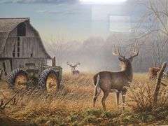 Larry Zach "Old Rivals" Whitetail Print
