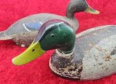 Pair of L. Carlson Fremont, WI Cork Mallards