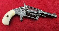 Pair of Antique Engraved Revolvers