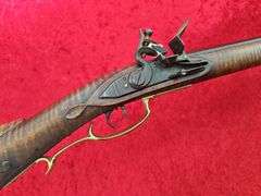 Contemporary 38 cal. Flintlock Long Rifle