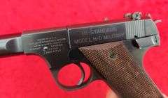 High Standard   Model H-D   22 cal.   Military Pistol w/box