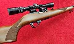 Ruger  10/22   22 cal.   Rifle w/Deluxe Stock & Scope