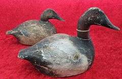 Pair of Myron Mackoqski Beaver Damn Cavasbacks