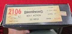 NIB Belgium Browning  Deluxe Grade T-Bolt   22 cal.   Rifle