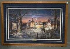 Terry Redlin Trimming the Tree framed Print