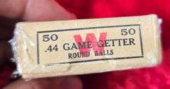 Box of Winchester 44 Game Getter Round Balls