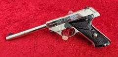 High Standard  Nickel Finished Sport King  22 cal.   Pistol