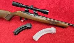 Ruger  10/22   22 cal.   Rifle w/Deluxe Stock & Scope