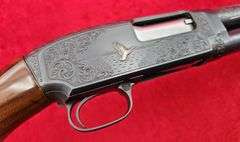 Winchester   Deluxe Engraved Heavy Duck Model 12  12 ga.   Shotgun