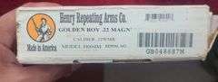 Henry  Golden Boy  22 Magnum  Rifle
